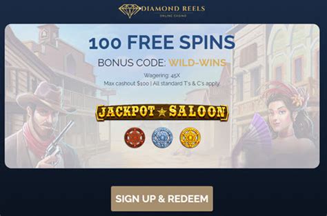100 Free Spins on Jackpot Saloon .